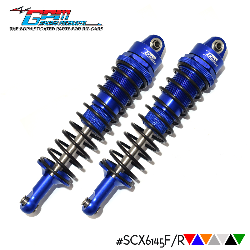 ALUMINUM FRONT/REAR THICKENED SPRING DAMPERS 145MM SCX6145F/R FOR AXIAL 1/6 SCX6 4WD JEEP JLU WRANGLER AX105000T1